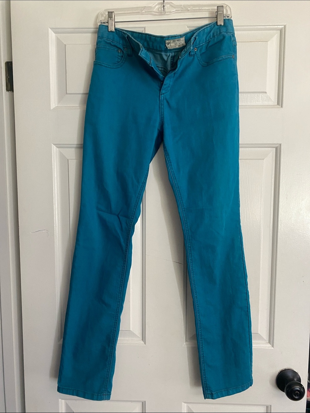 Free People Teal Jeans